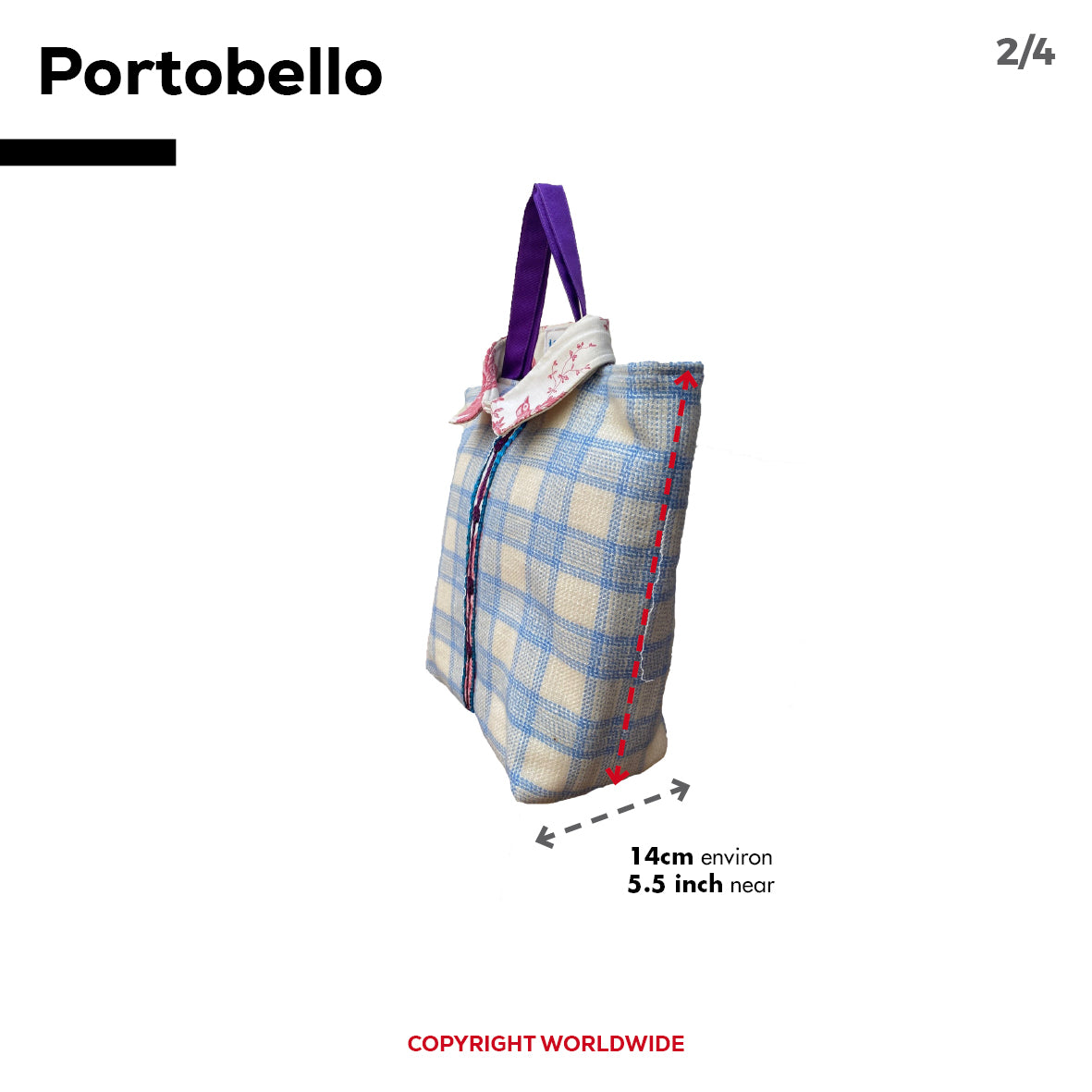 Sac cabas Portobello. Pièce originale et élégante. Style intemporel et respectueux du recycling.