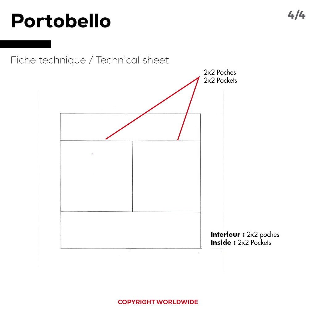 Sac cabas Portobello. Pièce originale et élégante. Style intemporel et respectueux du recycling.